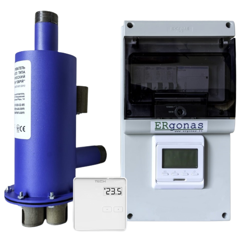 Ergonas elektrodinis katilas su automatika ir termostatu